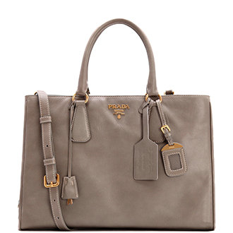 2014 Prada grainy calfskin tote bag BR4743 grey for sale